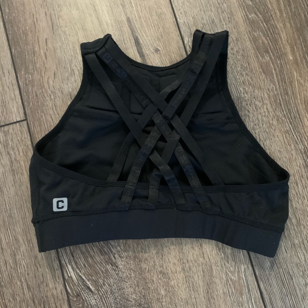 Black Chestee Sports Bra